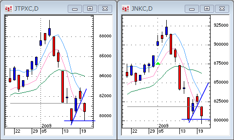 TOPIX&NIKKEI