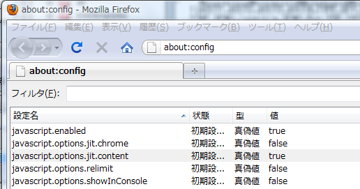 firefox about:config